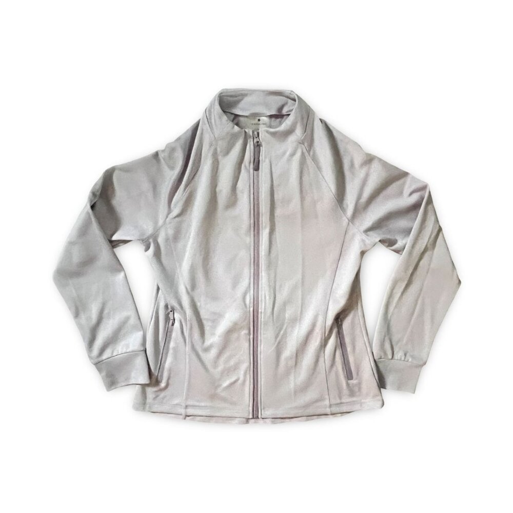 TRAJ3CTORY Trajectory Women's Large Lavender Active Jacket Soft Shell Zip Vented